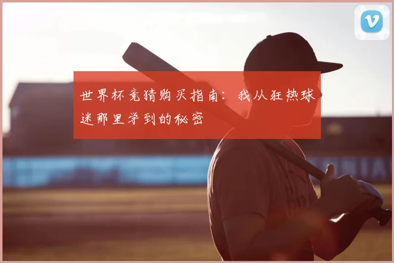 世界杯竞猜购买指南：我从狂热球迷那里学到的秘密