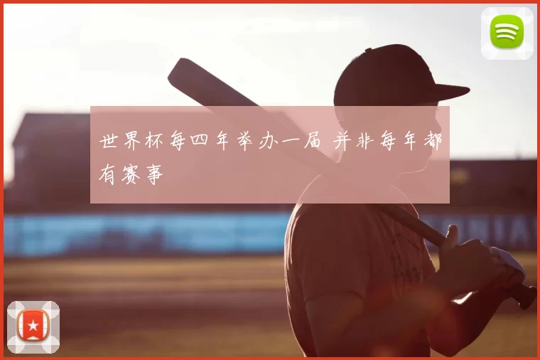 世界杯每四年举办一届 并非每年都有赛事