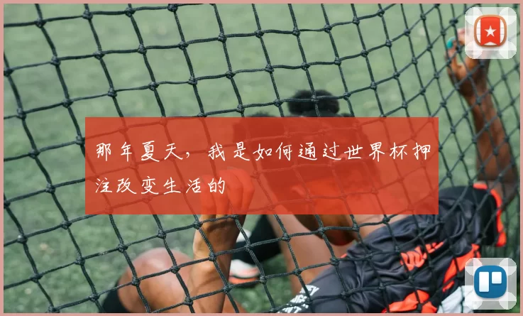 那年夏天，我是如何通过世界杯押注改变生活的