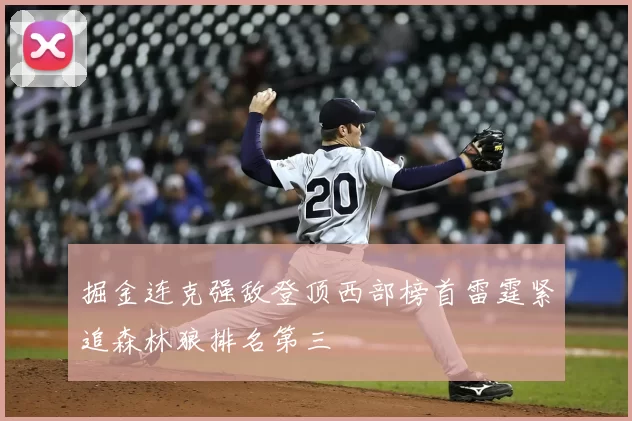 掘金连克强敌登顶西部榜首雷霆紧追森林狼排名第三